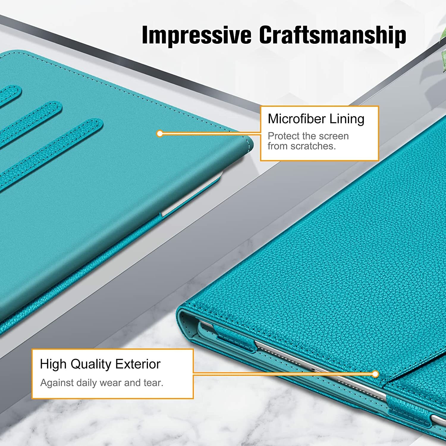 Case for iPad 9th/8th/7th Gen (2021/2020/2019) Multi-Angle Viewing Stand Cover