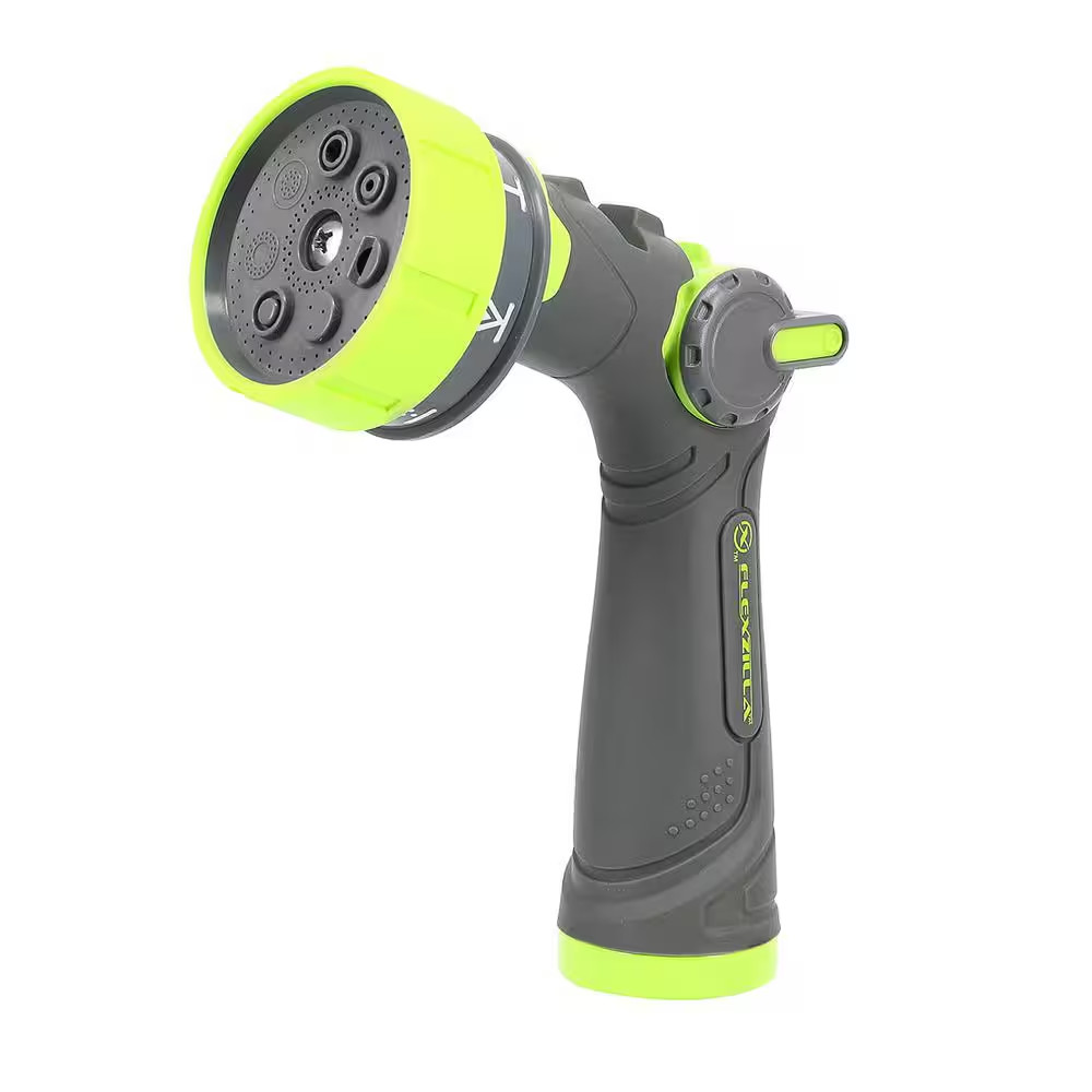 Heavy-Duty 7-Pattern Adjustable Flow Garden Hose Nozzle