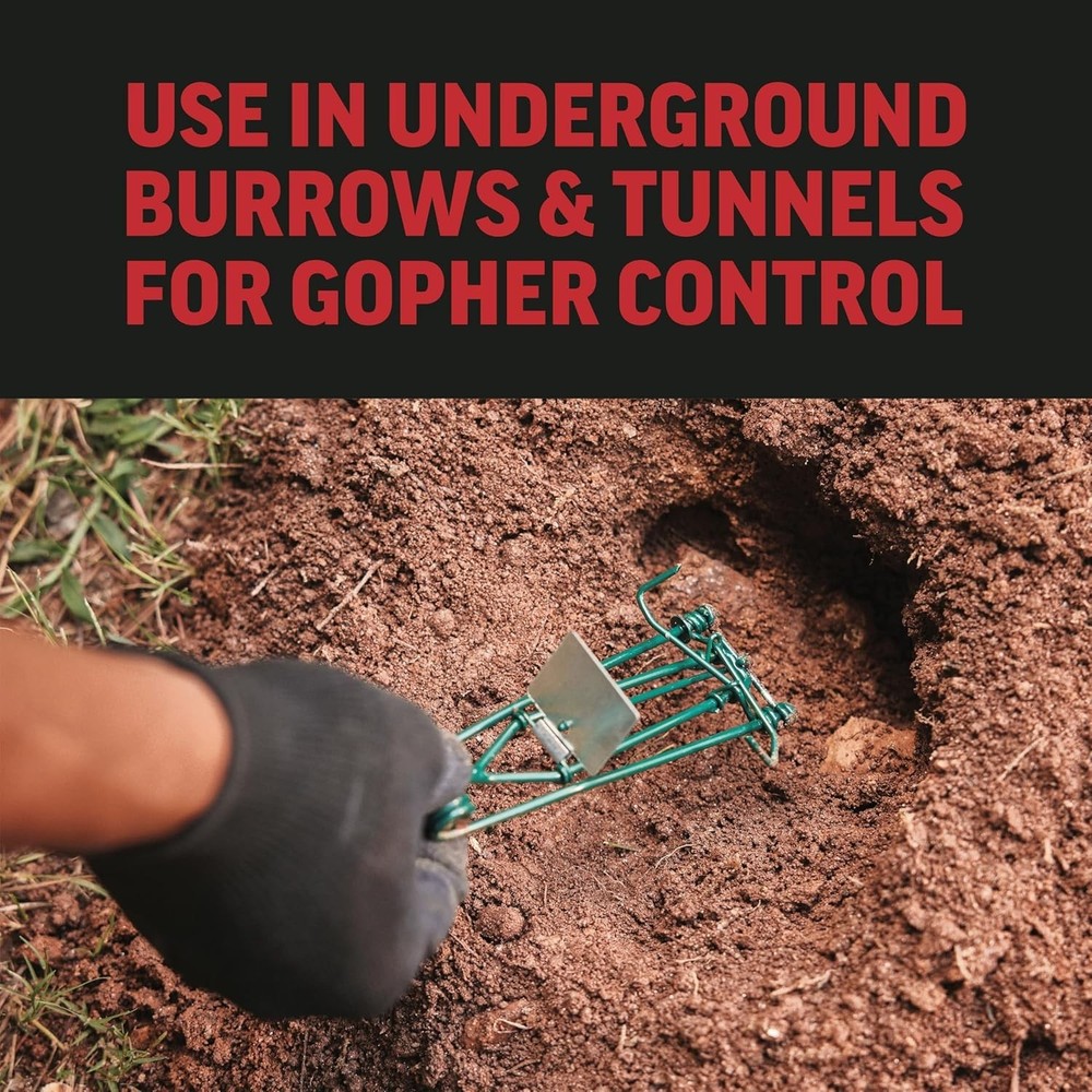 AMDRO Gopher Trap Twin-Pack Bundle! 4 Traps New in Box