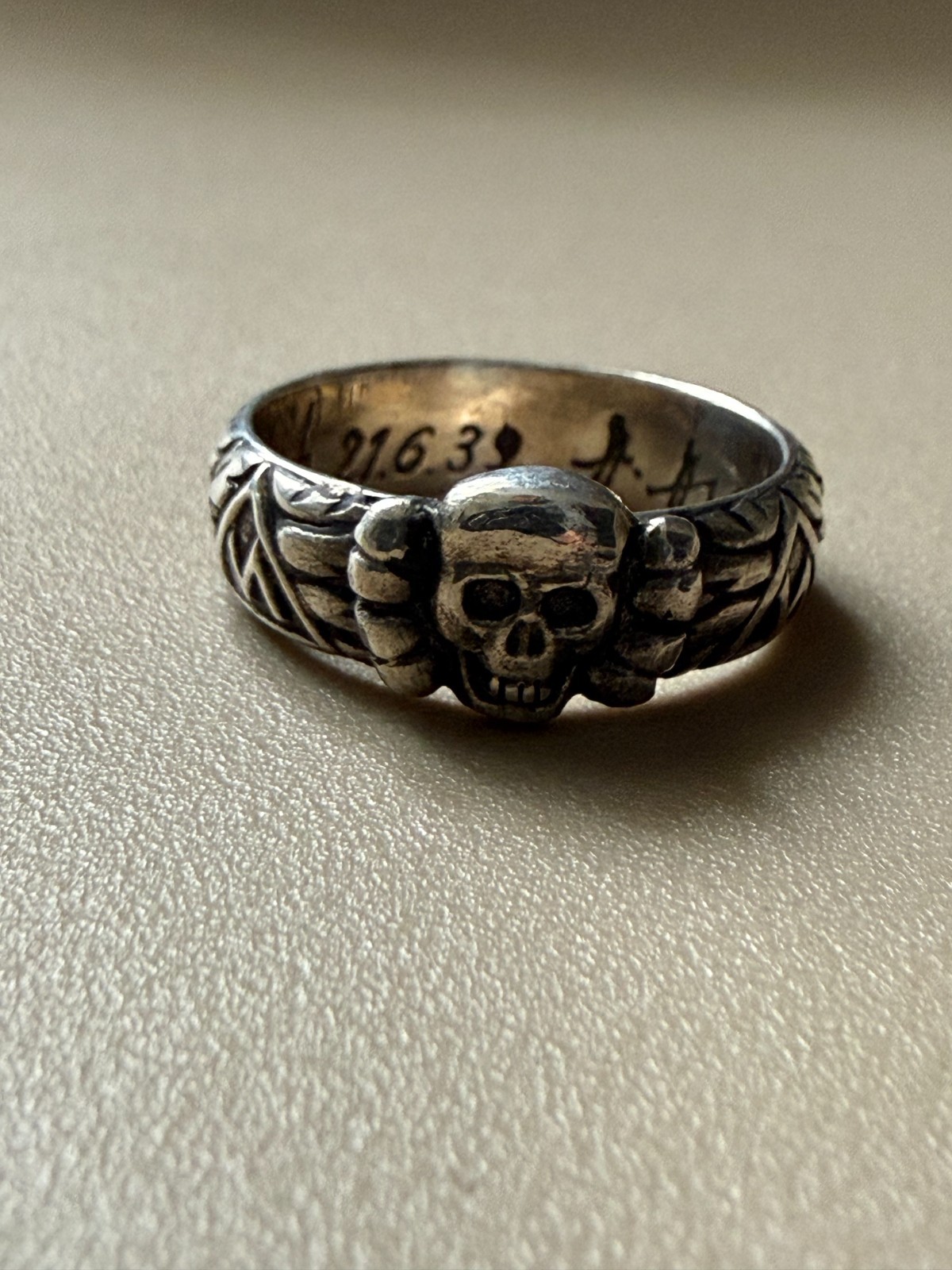 German officer's ring. Wehrmacht, 1936–1945, World War II.