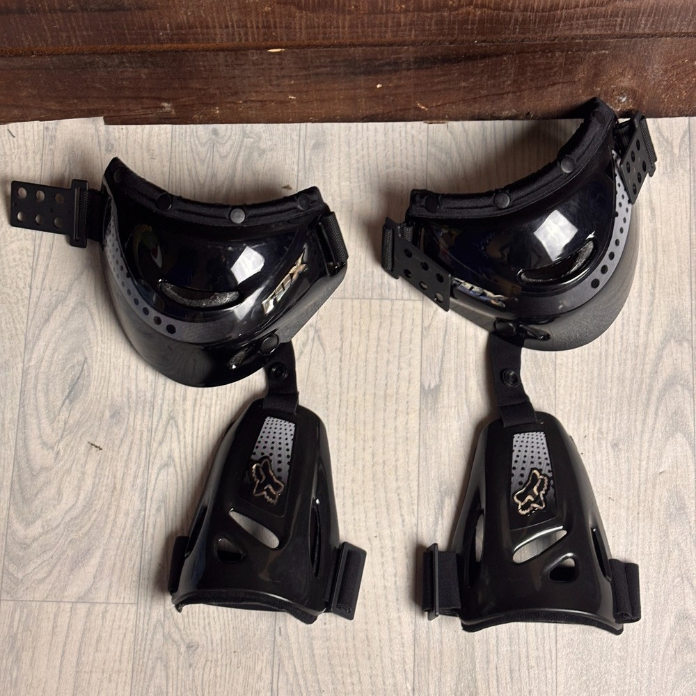 Fox Airframe Protector Replacement Shoulder Guards Black Left + Right