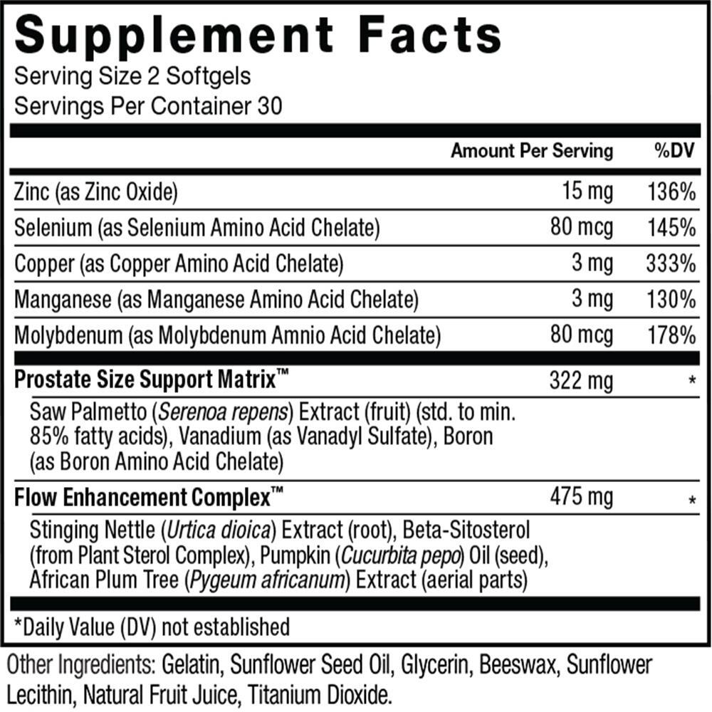Force Factor Prostate Advanced Prostate Supplement, Saw Palmetto - US