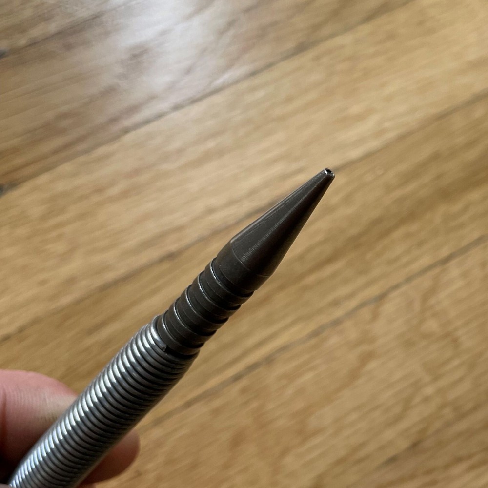 1/32" (#1) & 2/32" (#2) Combo Nail Set Hammerless Spring Tool Two Bit Snapper