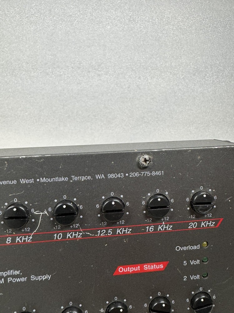 AudioControl EQT Series II One-Third Octave Constant-Q Precision Equalizer