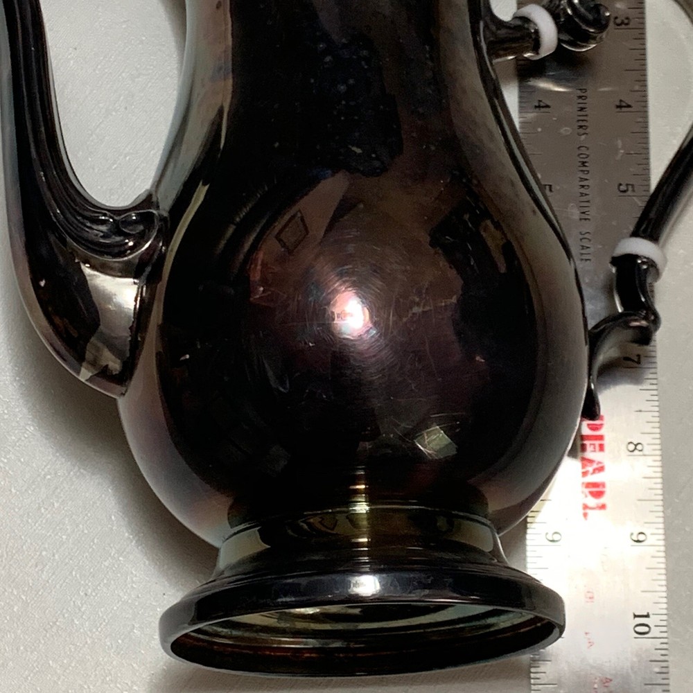 Newburyport Silverplate Teapot ~ Nice Patina!!!