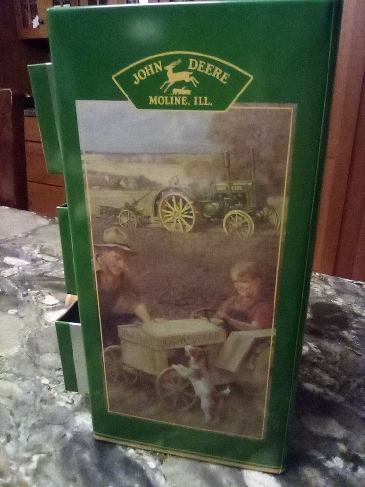 NEW John Deere Tin Box w/ Drawers