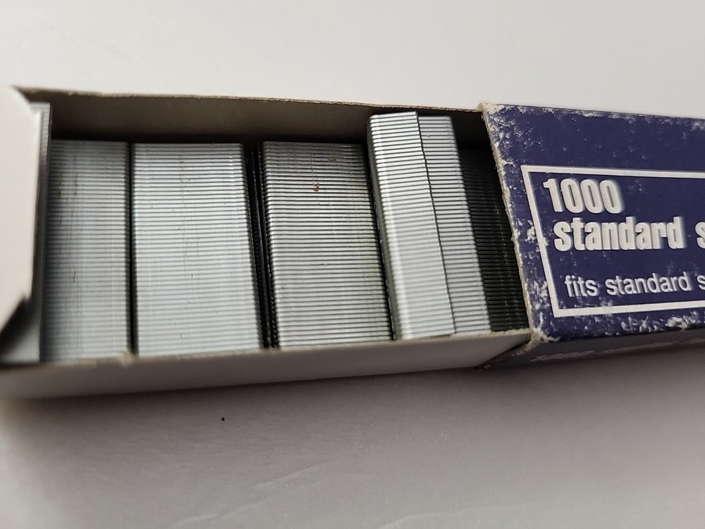 Bostitch Standard Staples Open Box