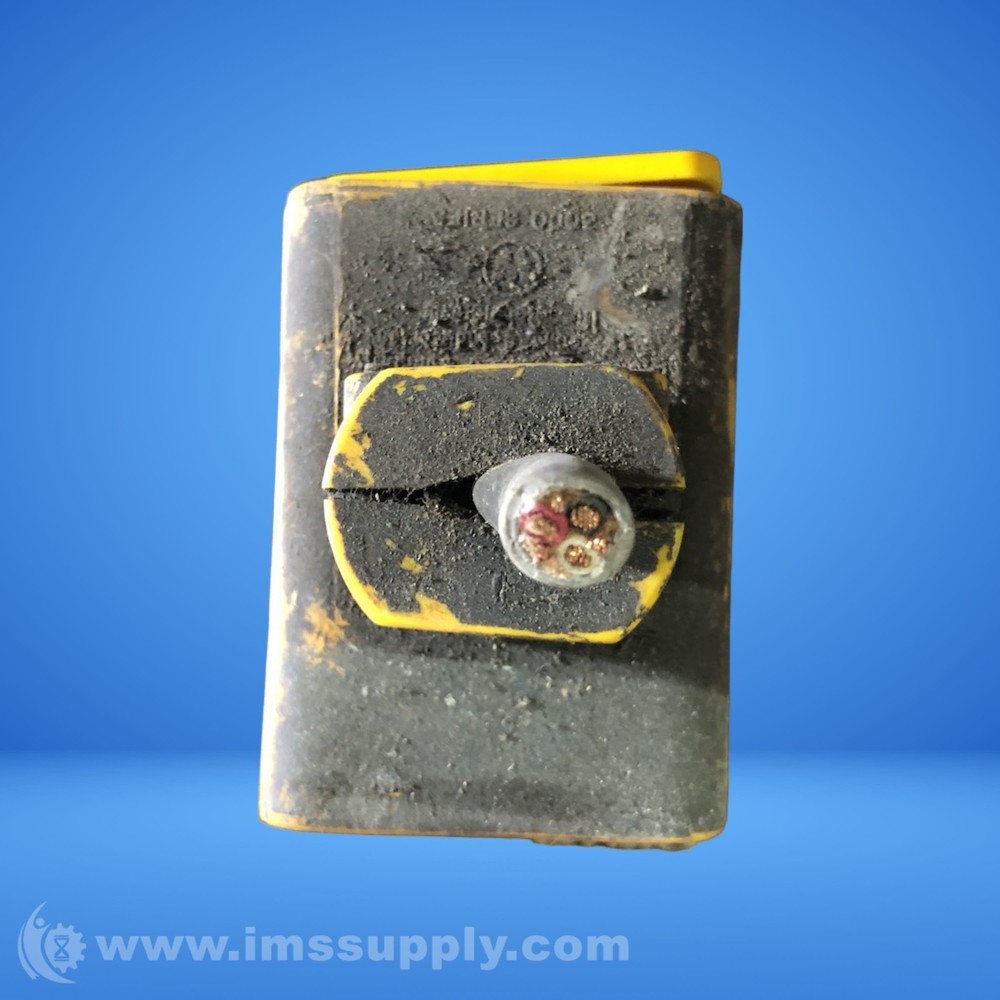 Yellow Duplex Electrical Outlet Box USIP