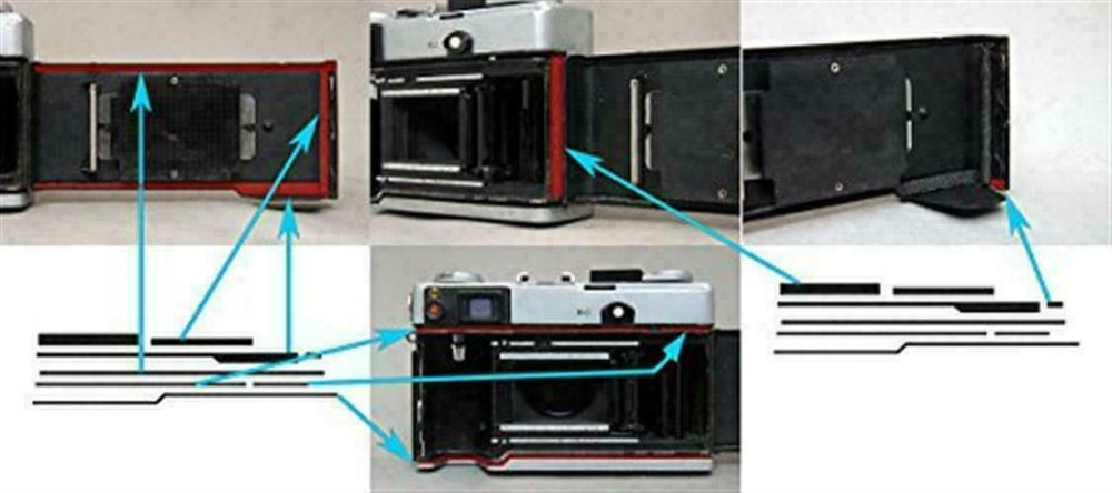 Pre-cut Moltoprene replacement kit for Olympus 35RC
