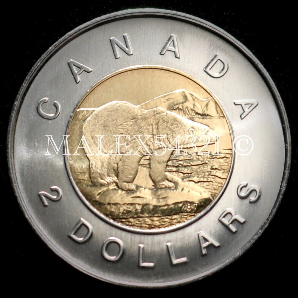 🇨🇦​ 1997 CANADA 2 DOLLARS UNCIRCULATED FROM PROOF-LIKE SET