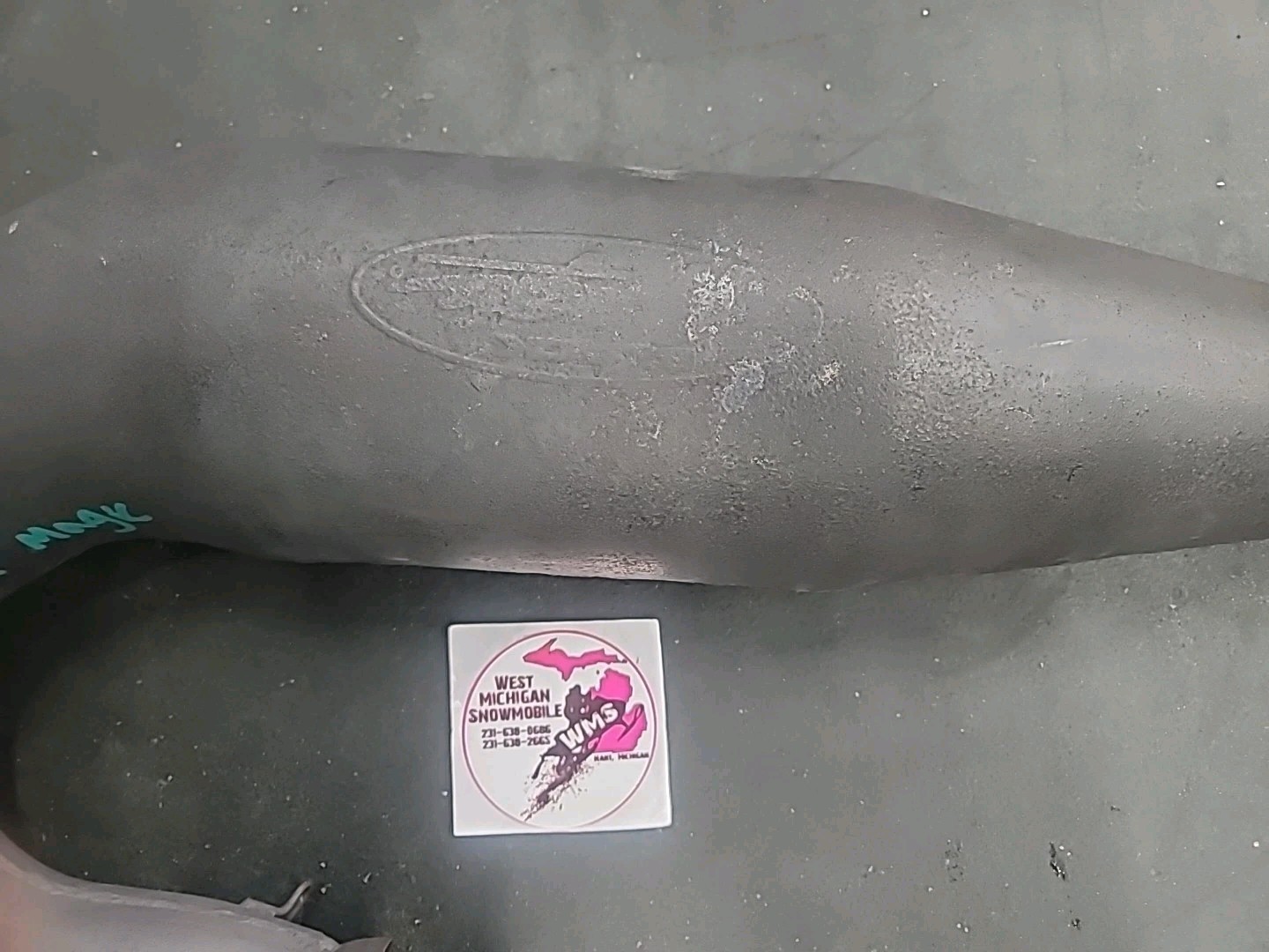 Arctic Cat ZR/ZL/Mountain Cat 800 Black Magic Exhaust Expansion Chamber Pipe