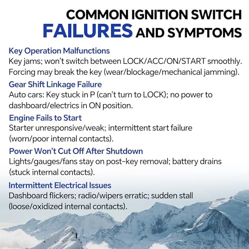 LC6177 Ignition Switch with Keys and Door Lock Cylinders Compatible with 1997