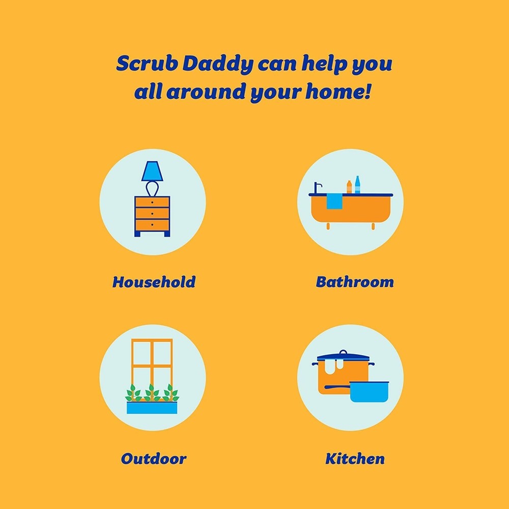 Scrub Daddy Special Edition Pets Dog - Scratch-Free Multipurpose Dish Sponge ...