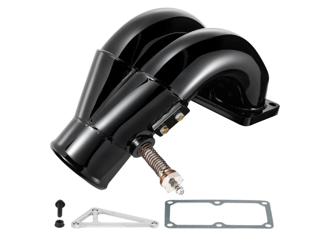 3.5" Intake Manifold Elbow For 07-24 Dodge Ram 2500 6.7L w/Heating Element Black