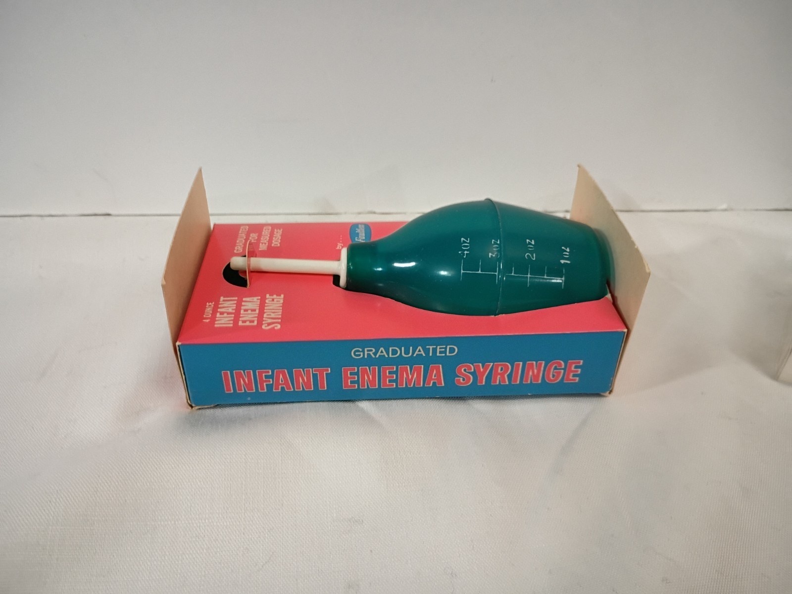 Vintage See-Flo Infant Enema Syringe made by Faultless Rubber Co.