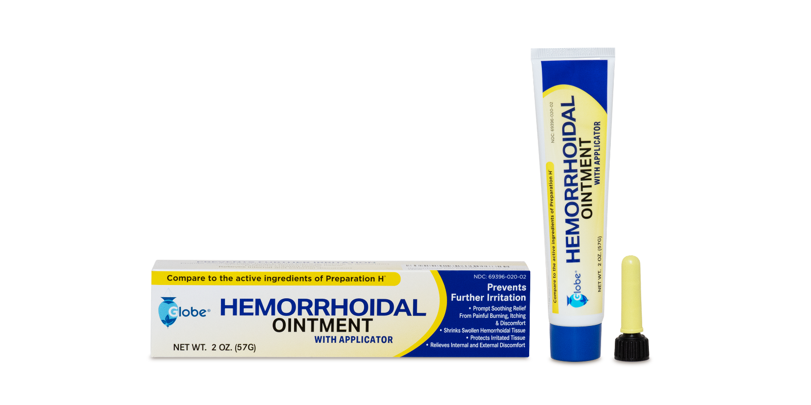 Hemorrhoidal Ointment 2 oz (Compare to PREPARATION H) - 3 pack