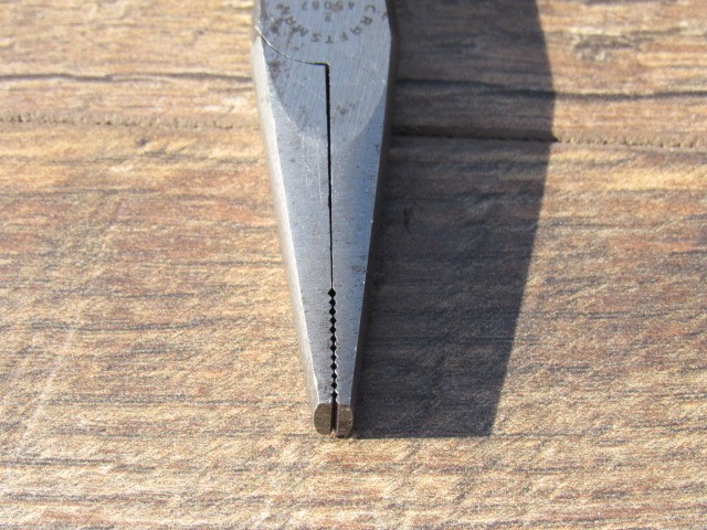 CRAFTSMAN TOOLS 9- 45807 8" DUCK BILL LONG NOSE PLIERS WF 945087 MADE IN USA