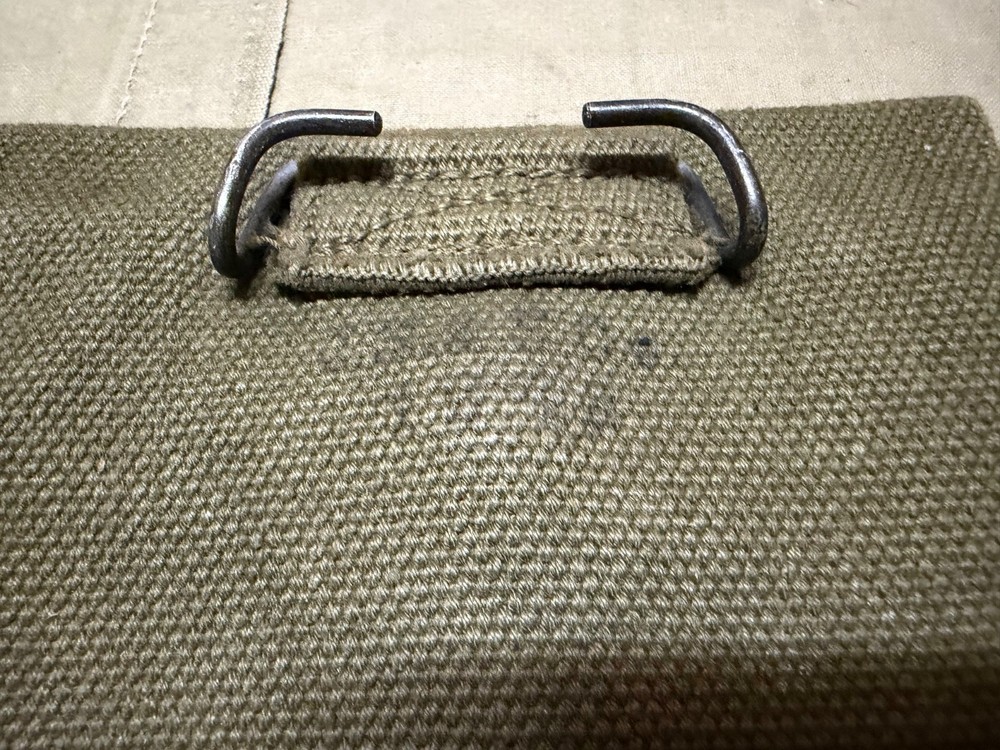 ORIGINAL WWII US ARMY INFANTRY M1942 FIRST AID CARLISLE BANDAGE CARRY POUCH-1944