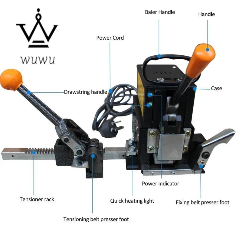 Strap Tensioner Strapping Machine Portable Electrofusion Strapping Machine