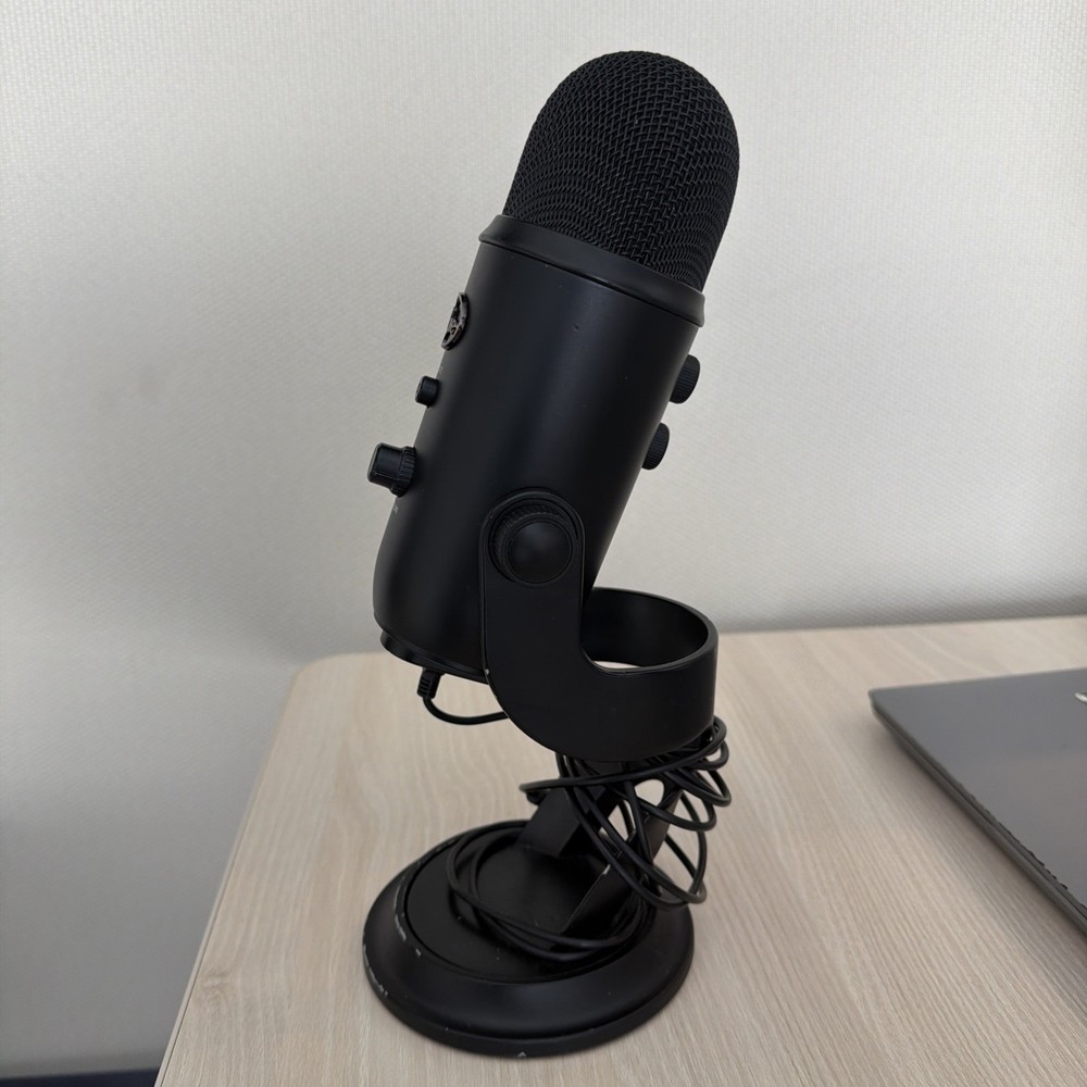 Blue Yeti Professional Multi-Pattern USB Condenser Microphone - Blackout