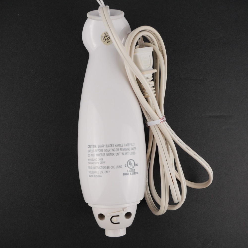 Oster Immersion Blender BASE Model 2609 250 Watts White Tested Working