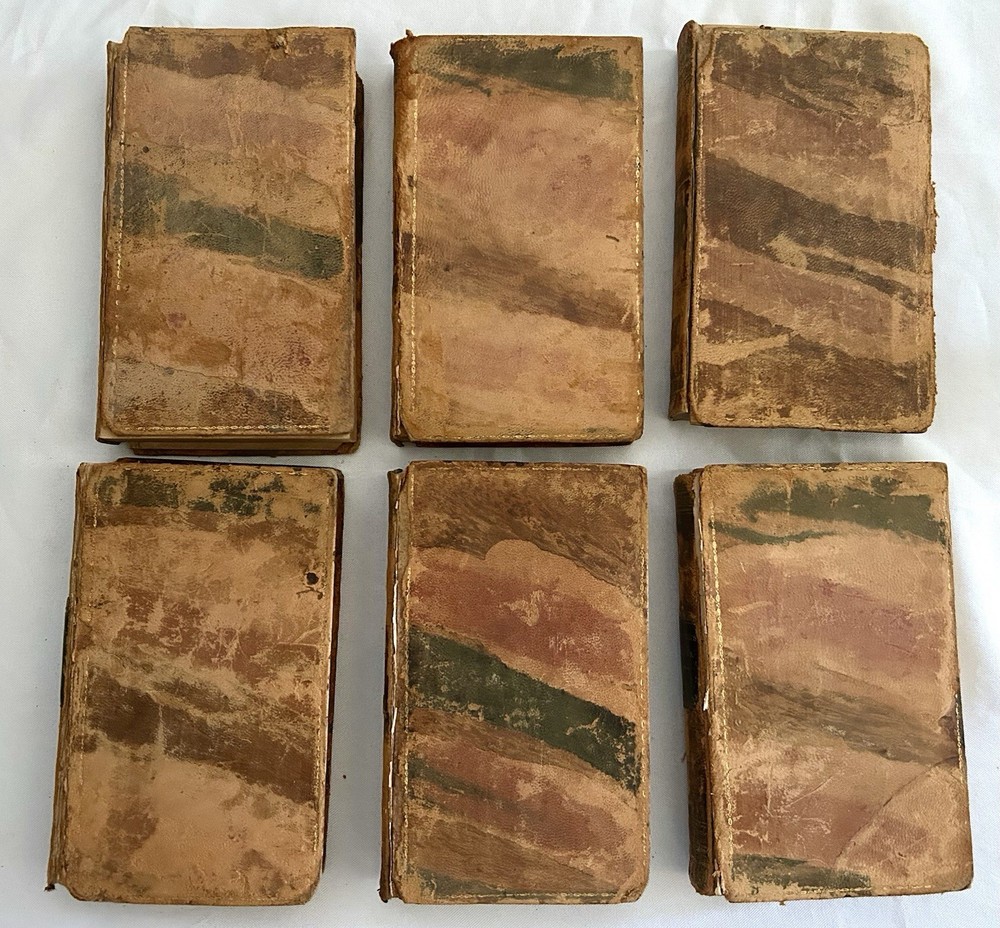 1822 Plutarch's Lives: Volume I, II, IV, V, VII and VIII