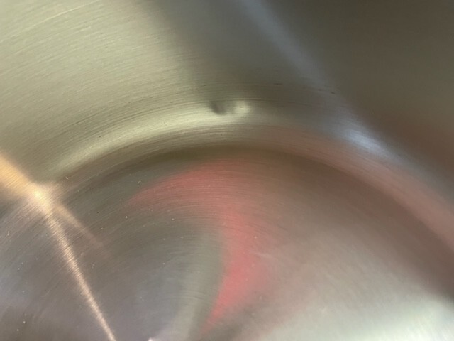 All-Clad 4203 Tri-Ply Stainless-Steel 3-qt Sauce Pan with dent NO LID