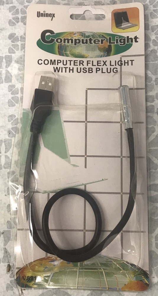 Uninex Computer Flex Light With USB Plug VS91 Sealed