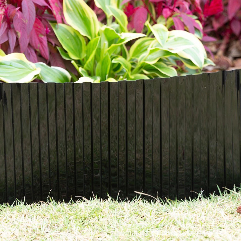 2pcs 30ft Garden Landscape Edging Border Lawn Edging Border Fence Yard Patios