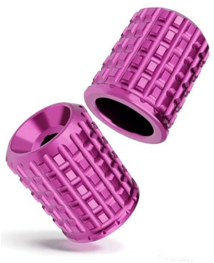 1.25" Footpeg Crash Bar Engine Saddlebag Guard Sliders End Replacement Purple