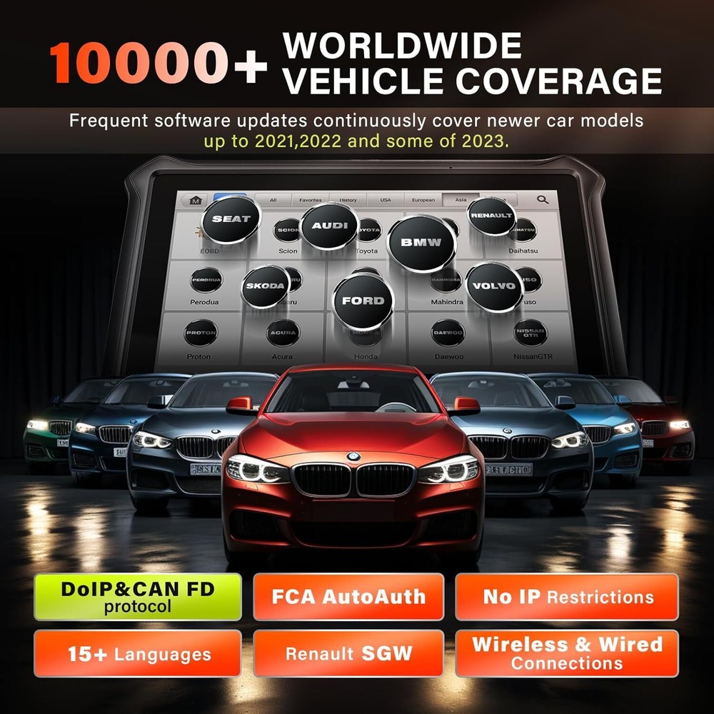 2025 OTOFIX D1 Auto Full System Diagnostic Scanner Bidirectional Key Coding TPMS