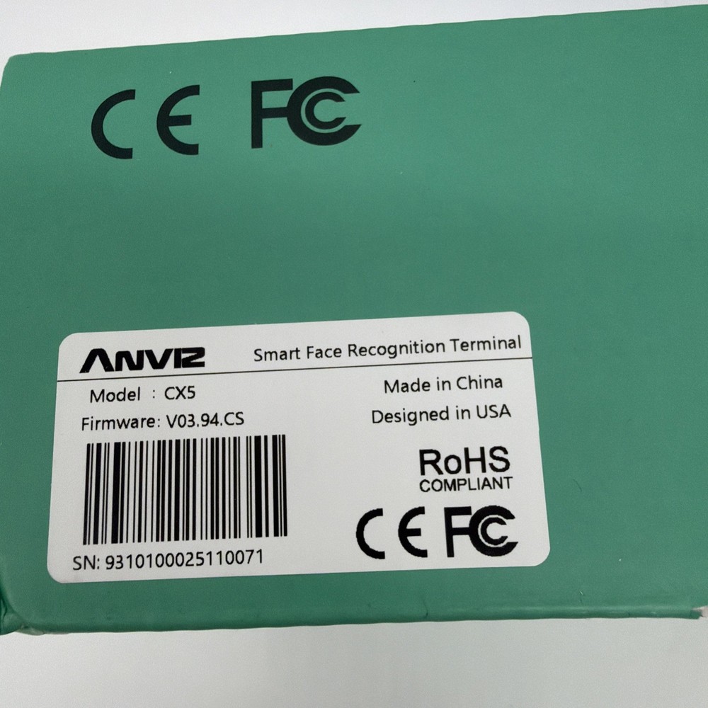 Smart Face Recognition Terminal Biometric Time Attendance Clock Small Business