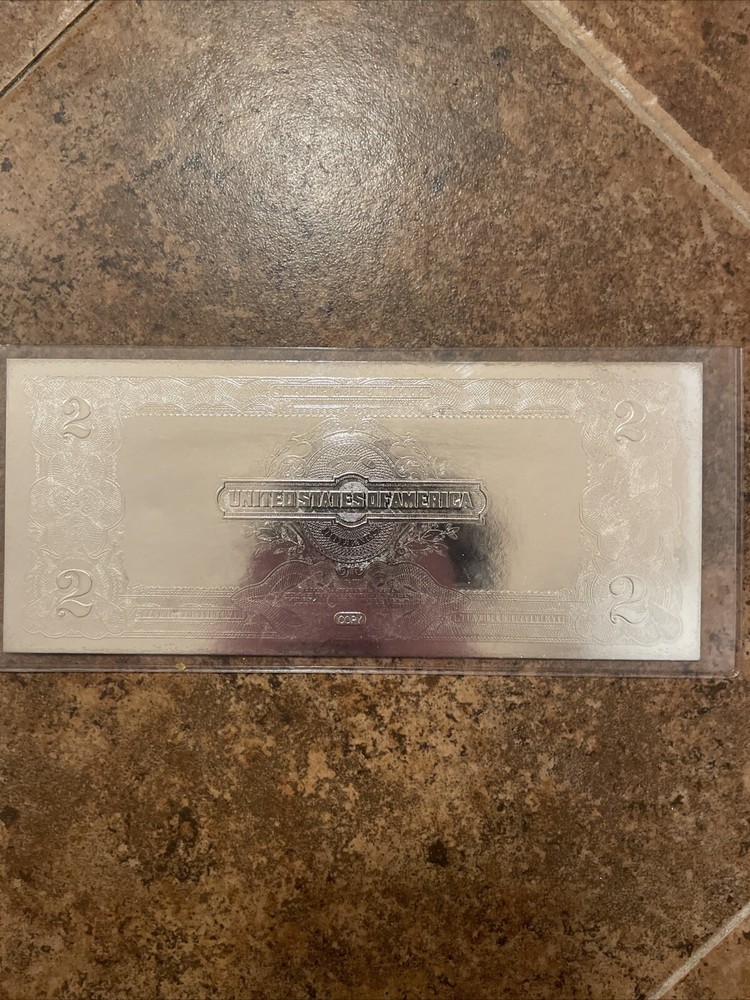 1899 2 dollar silver certificate