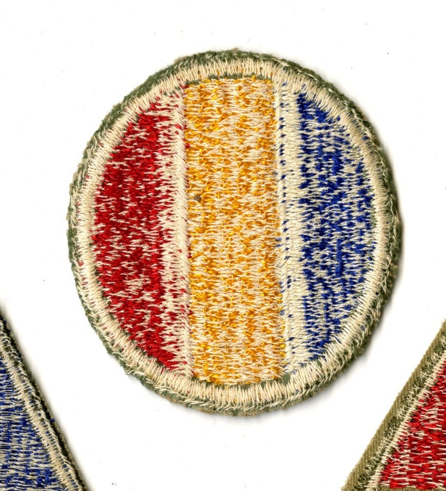 Replacement and Schools Command White Back Patch WWII Original