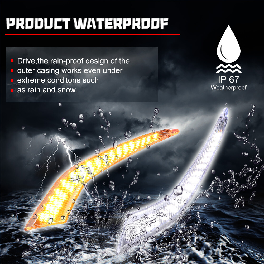 For Toyota Corolla L LE XLE Model 2020-2023 LED Daytime Running Fog Lights DRL