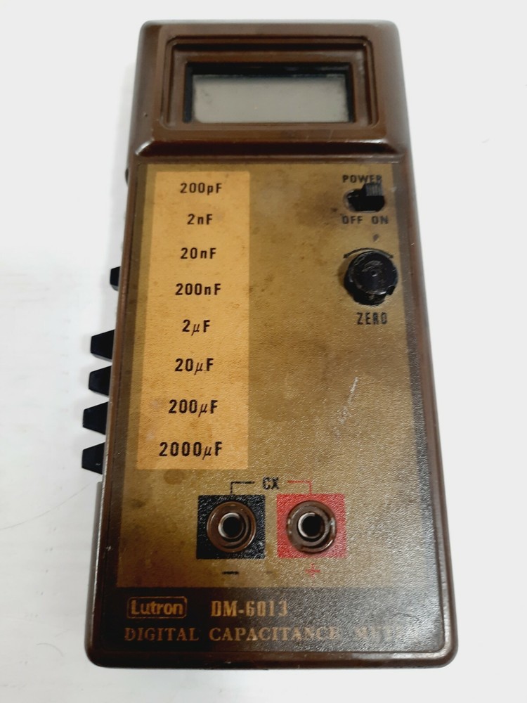 LUTRON DM-6013 Digital Capacitance Meter - ■JF■ UNTESTED■JF■