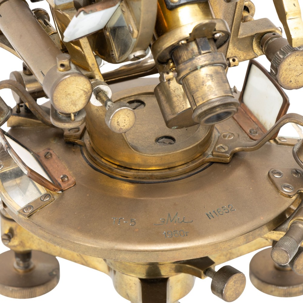 Brass Soviet Union Theodolite