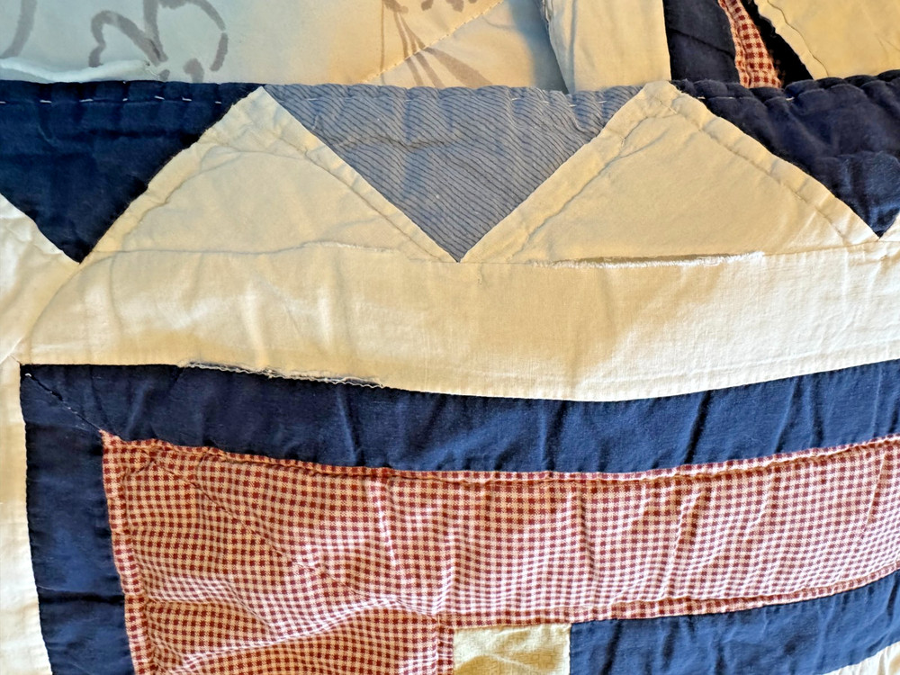 Handmade Nautical Queen Size Quilt