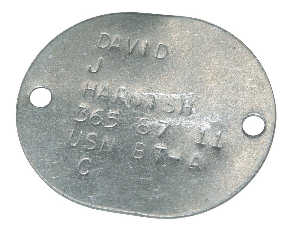 Original WWII US Navy Dog Tag 99th Construction Battalion SEABEES 1943-45 CA6