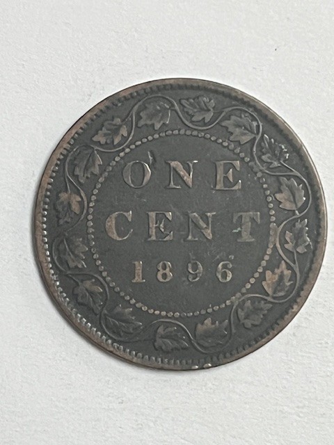 CANADA 1896 One 1 Large Cent Queen Victoria