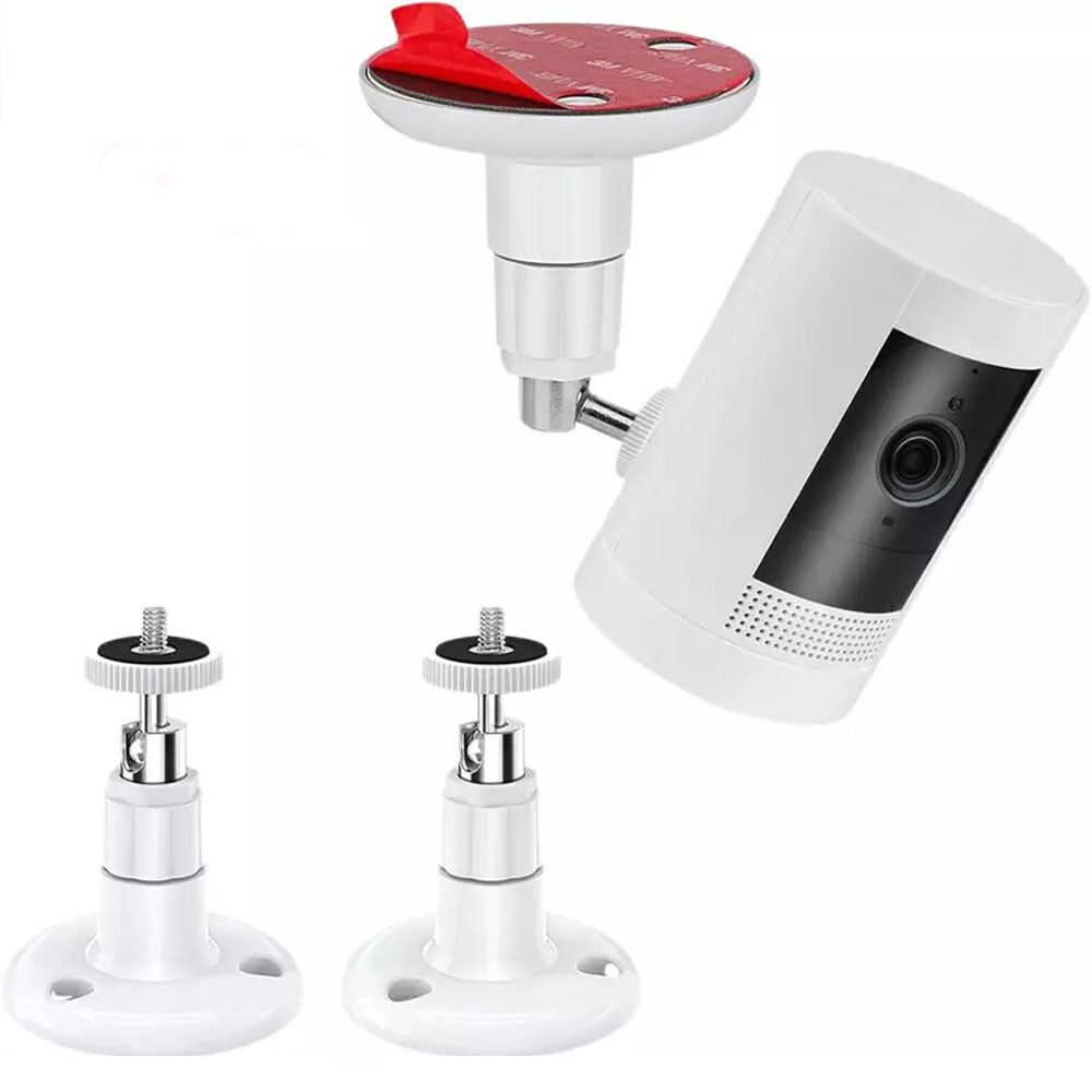 2pcs Universal Wall Mount Bracket for Security Camera with 1/4" Screw Connector