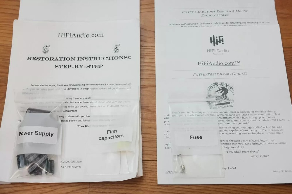 Heathkit DX-100B restoration kit upgrade recap capacitor fix rebuild