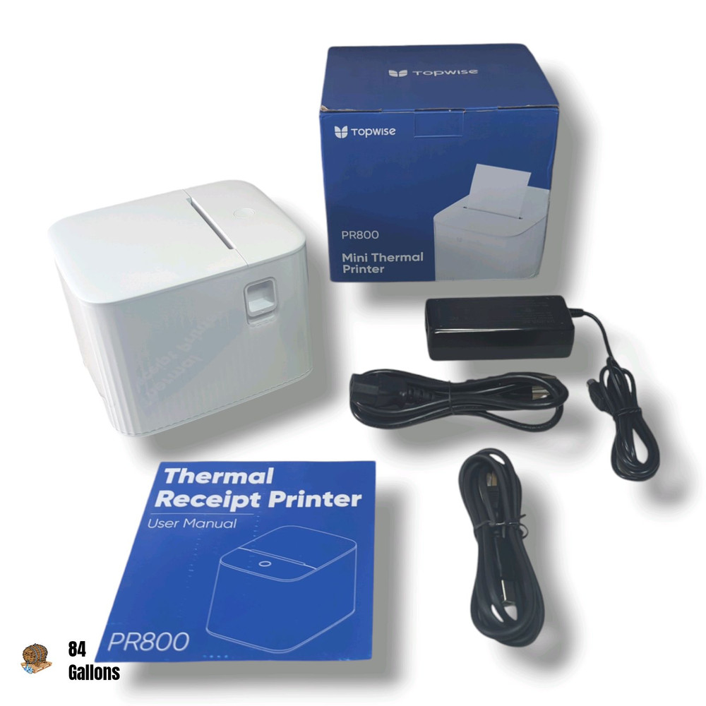 TOPWISE PR800 80mm(3.15 in) Thermal USB Receipt Printer - Wired