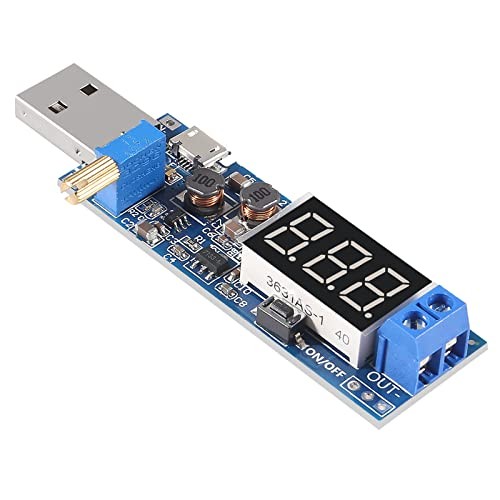 2PCS USB Step UP/Down Power Supply Module, Adjustable DC-DC 5V to 3.5V / 12V