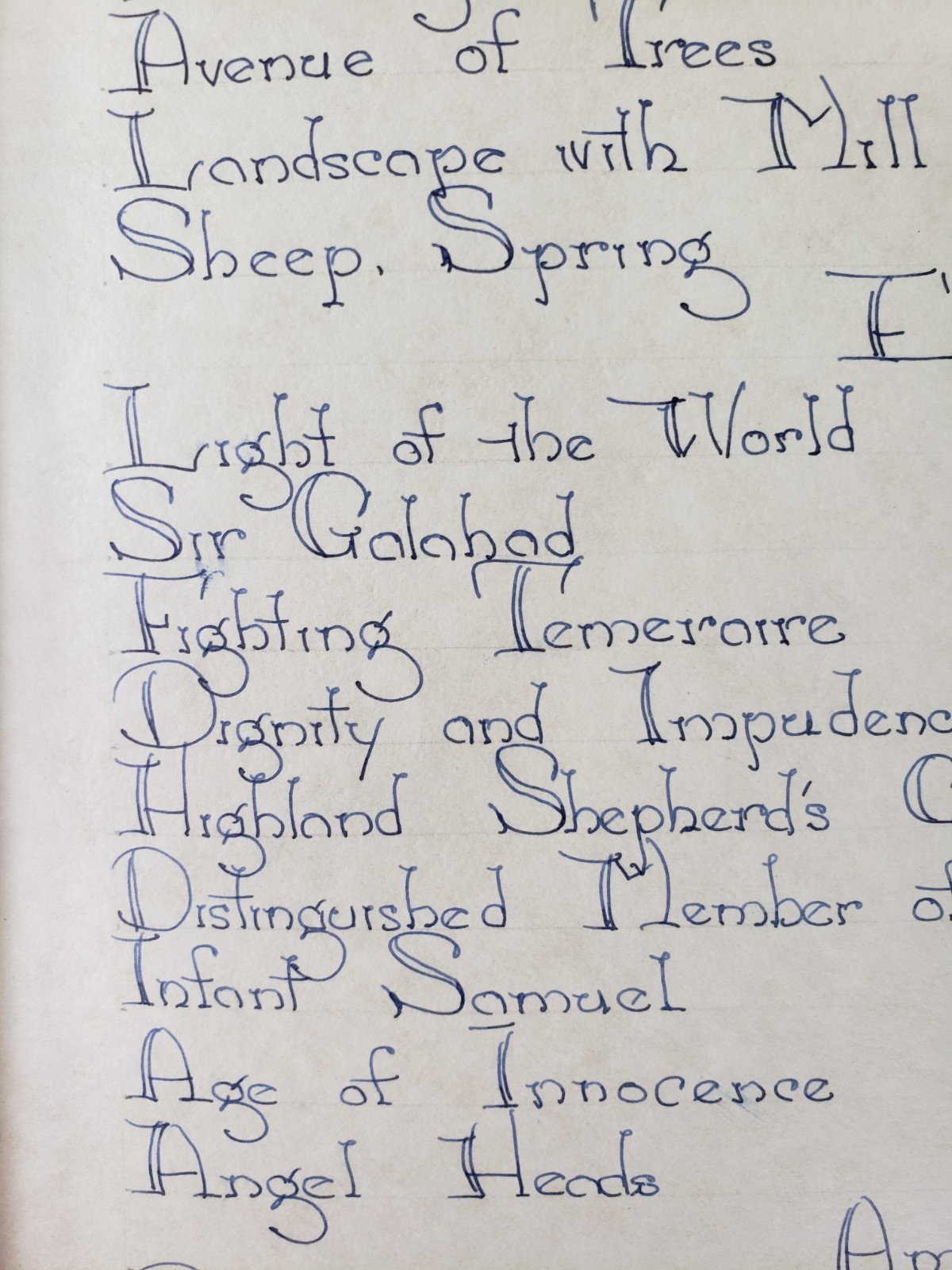 Antique Rare Manuscript Art Masters Hand Written History Commentary Illustrated