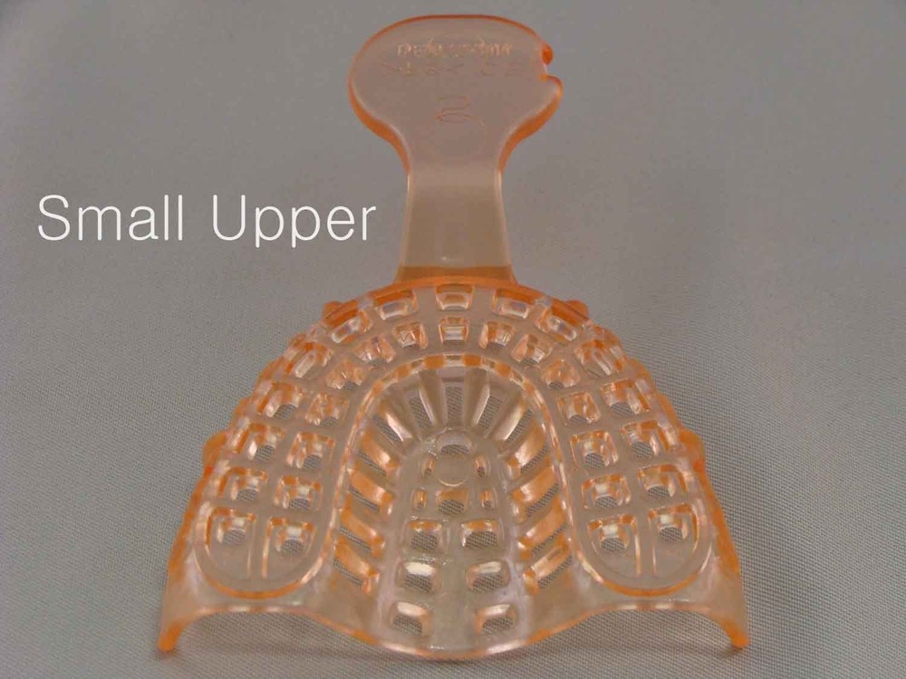 Perforated Disposable Impression Trays - Small Upper - 12/bag _US
