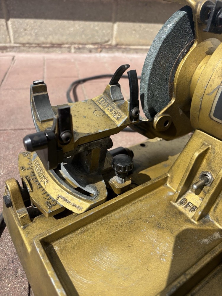 Darex Drill Sharpener 1/3HP Bench Grinder w/ Jig / MISSING HOLDER