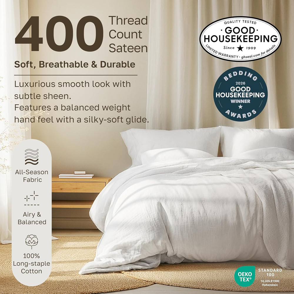 California Design Den King Sheets 400TC