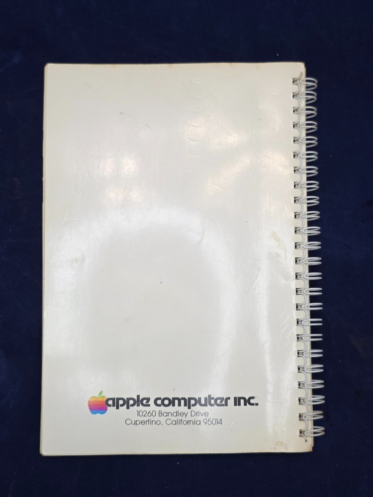 Lot of 6 Apple II Manual DOS Applesoft Practical Basic Programming