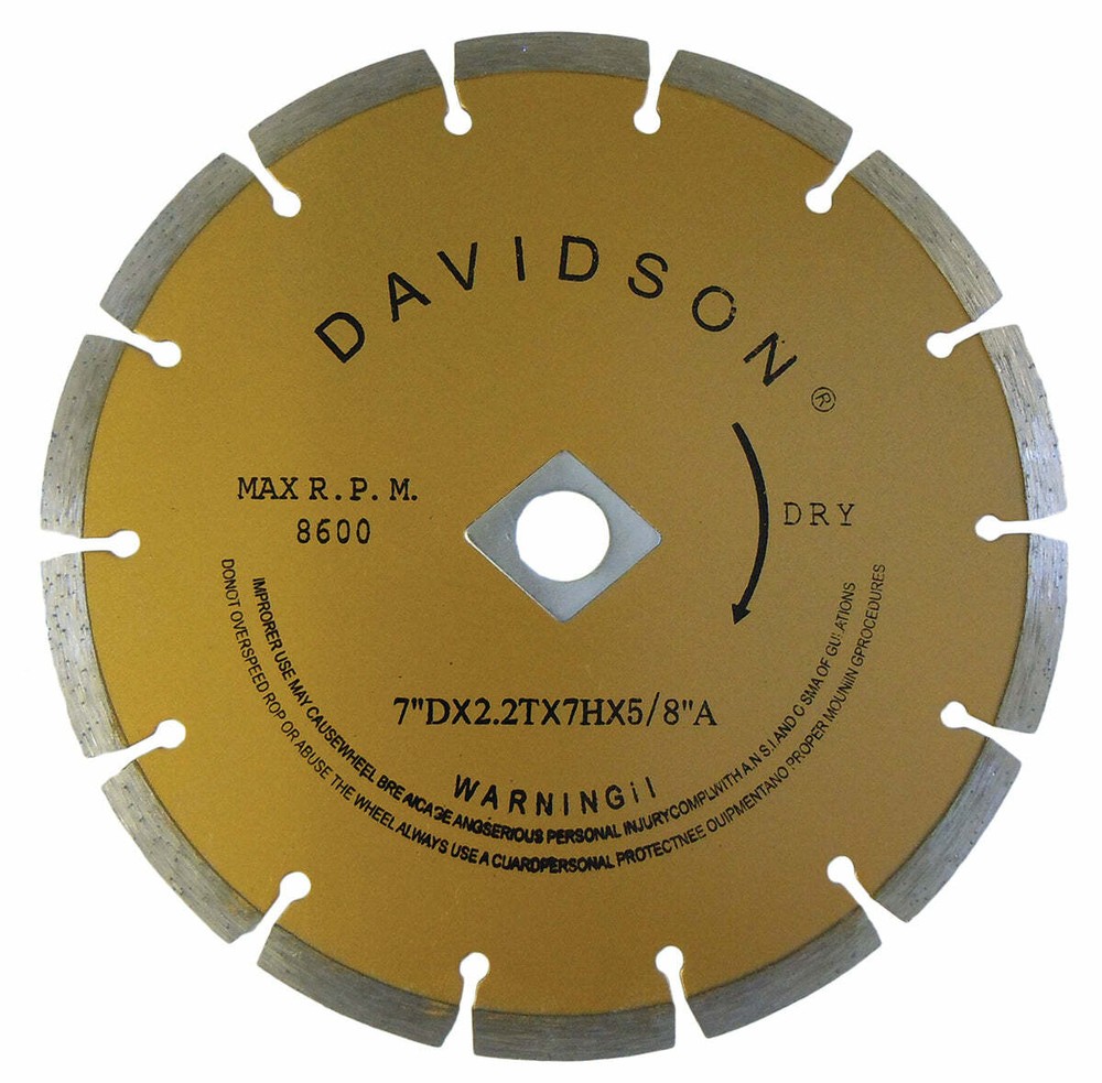 7" Dry Cutting Diamond Saw Blade